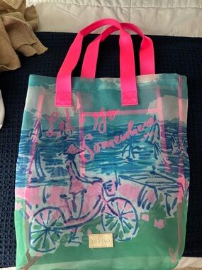Lilly Pulitzer Let’s Go Somewhere Mesh Tote